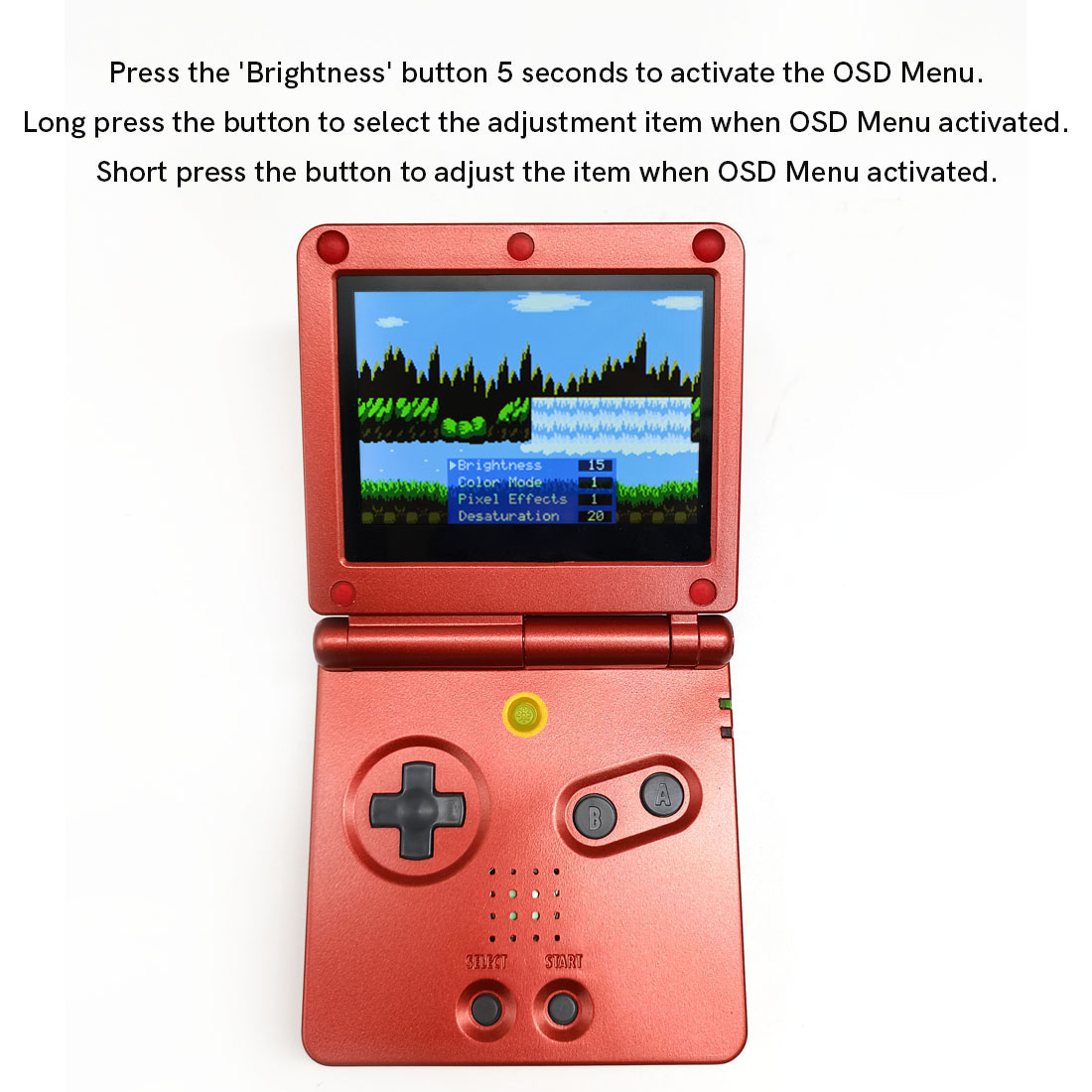 For  GBA SP V5  720x480 Retro  - Lcd Screen Arcade recension och pris