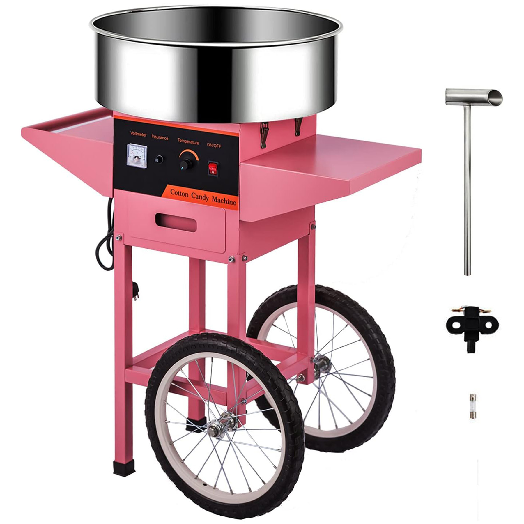 Commercial Pink Cotton Candy M - Candy Floss Machine recension och pris